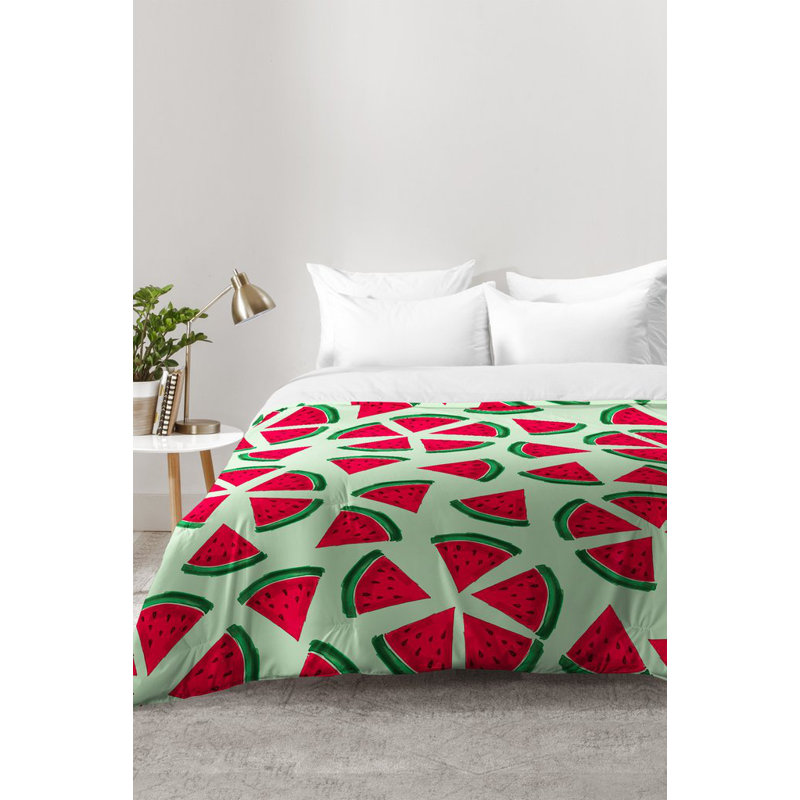 Ensemble d'édredon Melon Choly, Édredon double / grand + 2 taies décoratives sta