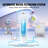 VEVOR 200 Lb. Daily Production Cube Clear Ice Freestanding Ice Maker