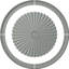 Ensemble d'accent de plafond Shakuras Light Medallion-87693608