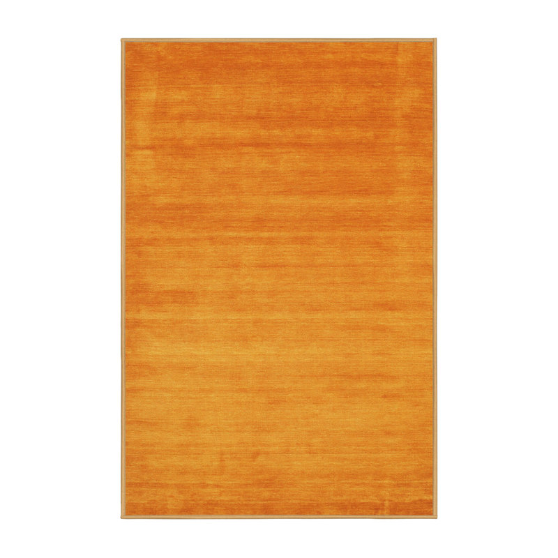 Tapis contemporain orange, Rectangle 7 pi x 10 pi