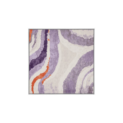Machine Washable Gray Area Rug