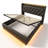 Upholstered Bed, 360 Surround LED Function, Buttons/Apps/Remote Control, Hydraulic Storage Bed With USB Type-C Charging-1666764954-1666764957