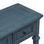Console de style rétro classique avec trois tiroirs supérieurs et une tablette inférieure de style ouvert, facile à assembler (bleu marine)-130150718-130150724-130150728