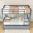 Rubber Wood Bunk Bed With Two Drawers-1326216427-1326216428