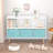 Kids Bookcase With Collapsible Fabric Drawers Toy Box Accent Cabinet Console Cabinet Entry Way Cabinet-111861266