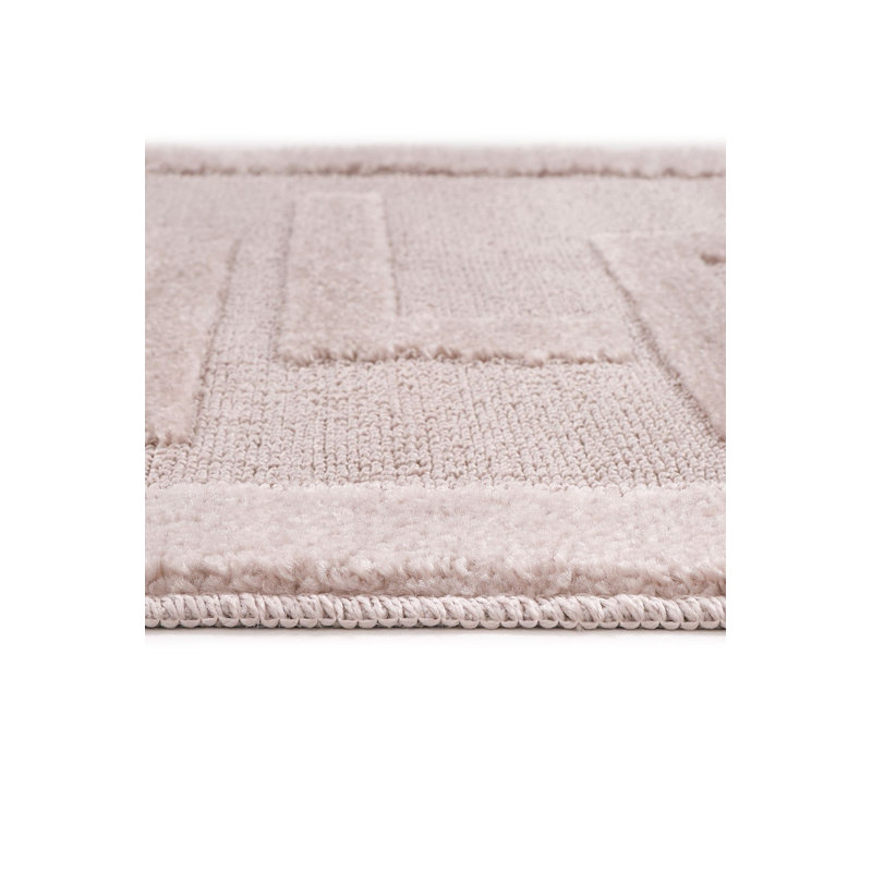 Tapis de bain de haute qualité, couleur vison, 23,6 po x 39,4 po | 100% polypropylène, épaisseur totale: 0,4 po, semelle antidérapante en latex naturel | Lavable à la machine à cycle délicat, doux et durable pour le confort de la salle de bain