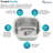 13.375'' L Undermount Single Bowl Stainless Steel Kitchen/Bar Sink 
