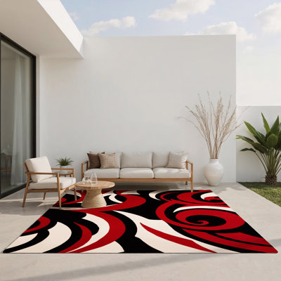 Tapis intérieur et extérieur Obsidian Ray
