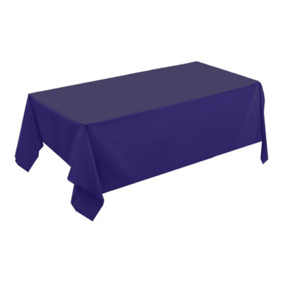 the Rectangle Large Plastic Rectangle Table Cover Cloth Wipe Clean Party Tablecloth Covers