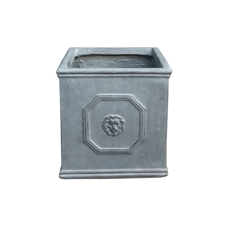Hillevi Planter, Antique Gray, 12.6" H x 12.6" W x 12.6" D
