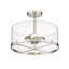 Plafonnier semi-encastré 3 lumières 16,5 po Mabe-1068730407
