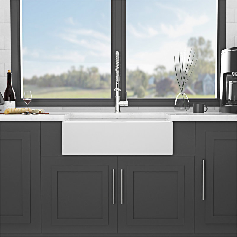 Farmhouse Workstation Kitchen Sink Double Bowl