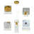 Modern Integrated LED Pendant Light Fixture Bubble Crystal Glass Hanging Light-363015685-363015686