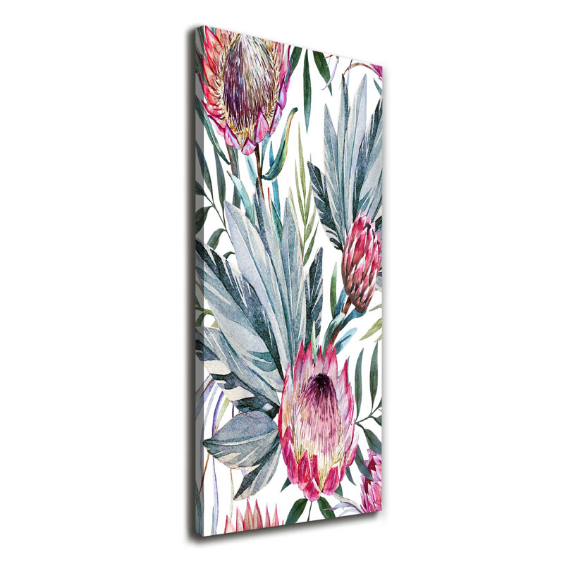 Protea - Wrapped Canvas Print