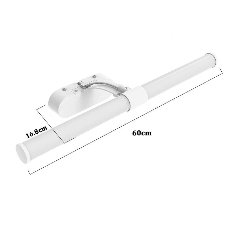 LED mirror bathroom mirror lamp 8W 4000K 60CM bathroom lamp bathroom light, White