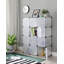 12 Pair Stackable Shoe Storage Cabinet