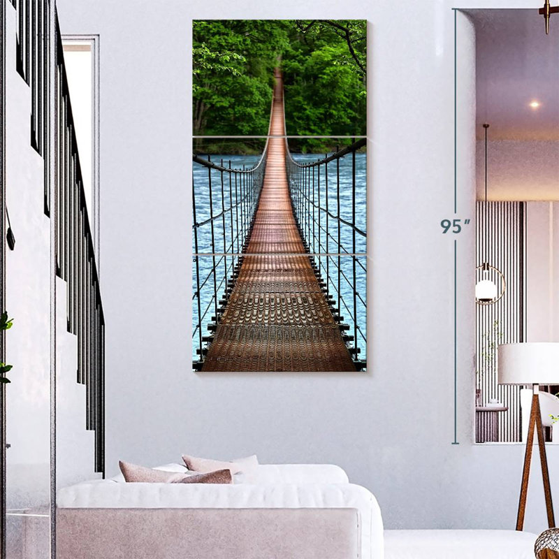 Jungle Rope Bridge, 80" H x 39" W
