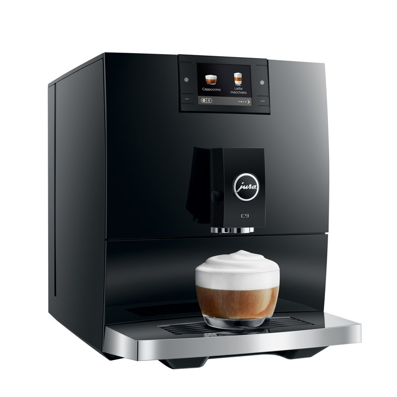 C9 Piano Black Automatic Coffee Machine, Black