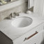 Caxton Ceramic Oval Undermount Bathroom Sink-11145211