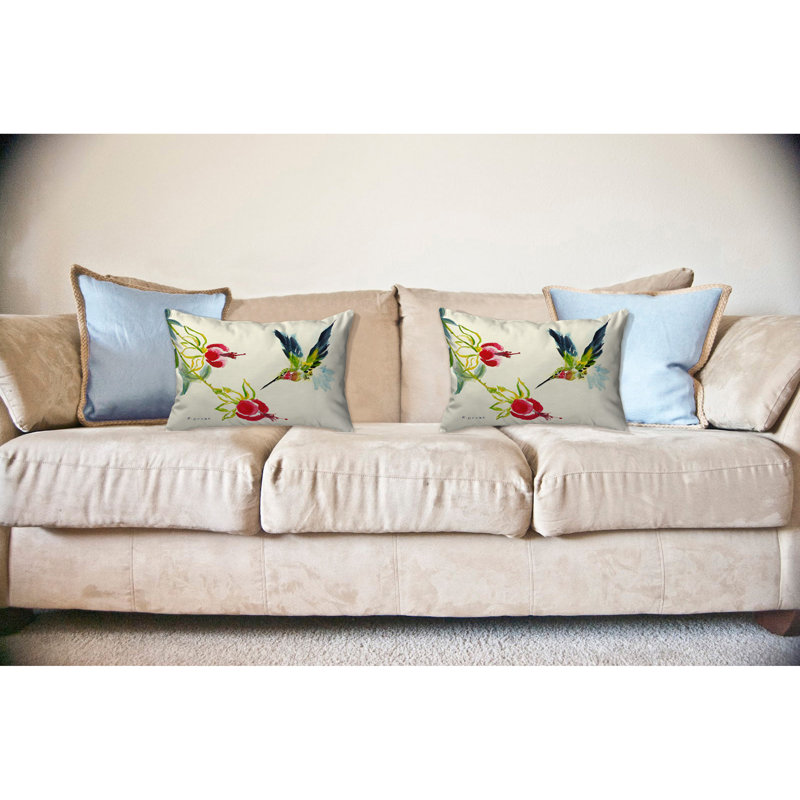 Coussin lombaire intérieur / extérieur Hummingbird Hummingbird
