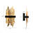 Freudberg 1-Light LED Iron Metal Flush Mounted Sconce