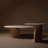 Wabi-sabi minimal log tea table