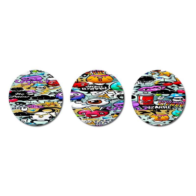 Abstract Wall Decor on Metal