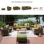 Patrica Horizon Hall Outdoor Loveseat With Cushion