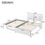 Lit plateforme double avec lit gigogne et lit gigogne double-5512688-27291765