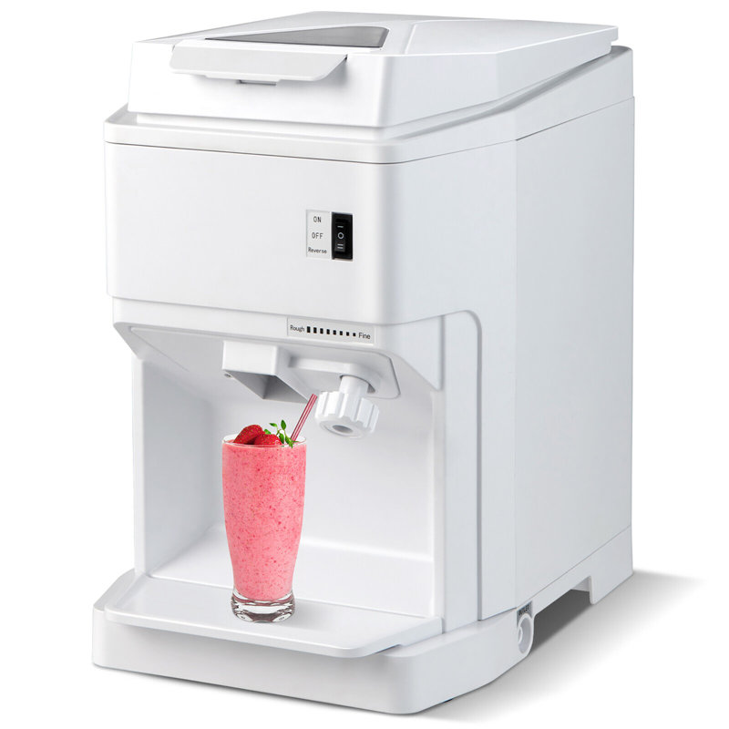 Machine à cône de neige avec machine à faire les glaçons et broyeur à glace électrique de 460 W Gymax 265 lb / h