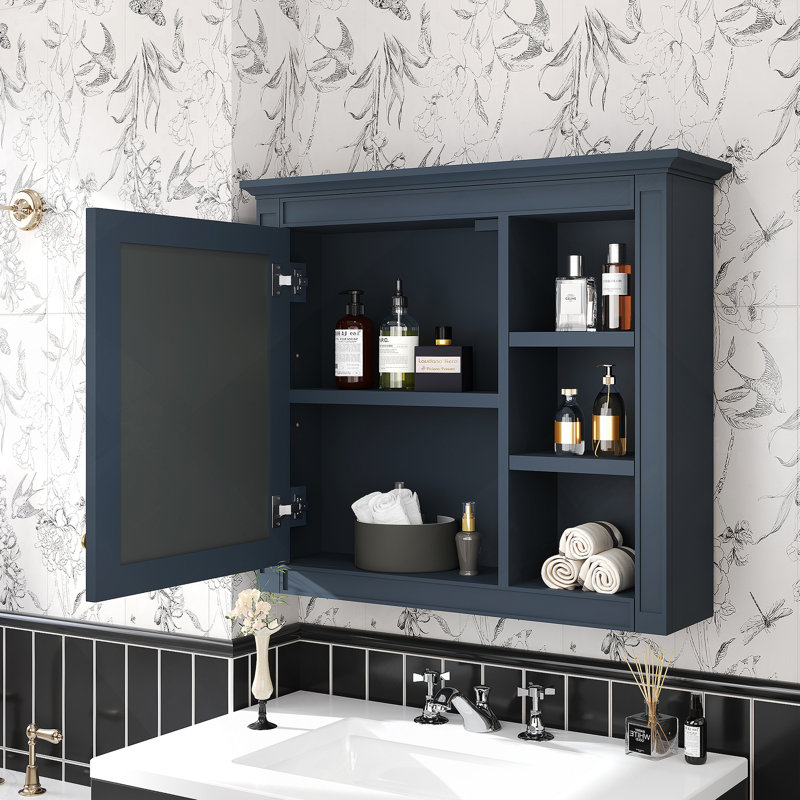 Armoire de rangement murale pour salle de bain, armoire Ã  pharmacie, armoire murale moderne pour salle de bain avec miroir