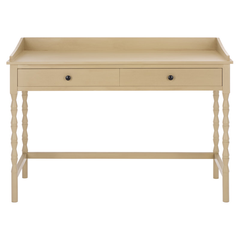 Bureau d'écriture avec tiroirs Mia, Naturel