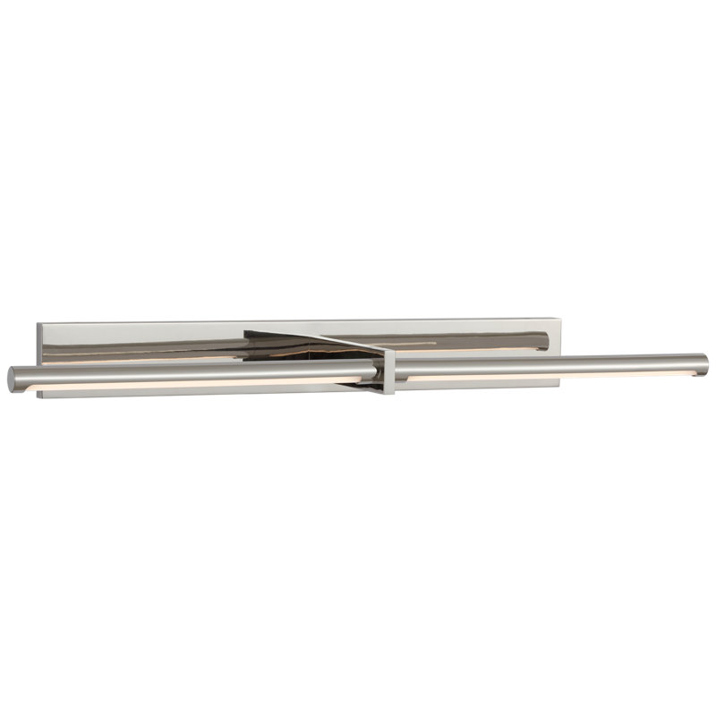 Axis Dimmable LED Wall Mounted Picture Light, Polished Nickel