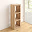 Beatrix 119cm H x 43cm W Solid Wood Cube Bookcase