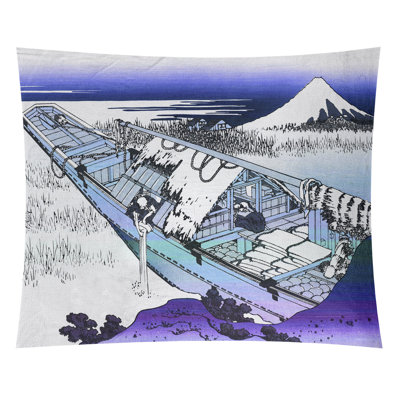 Ushibori in Hitachi Province Wall Tapestry