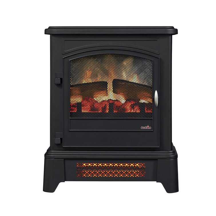 24 inch 3D Infrared Electric Stove Charlton Home Finish: Gray