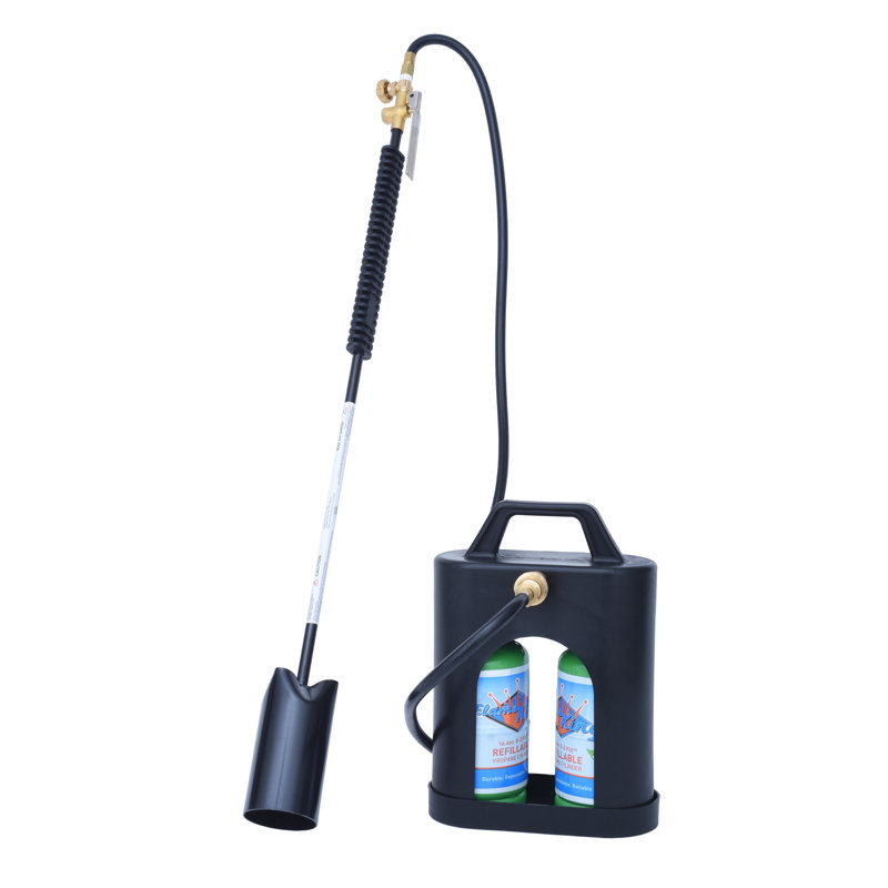 Flame King ProBoost Propane Carrier for Two 1LB Camping Cylinders, Convert To QCC
