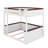 Queen Size Wooden Bunk Bed With Built-In Shelves And USB Charging Station-681000388