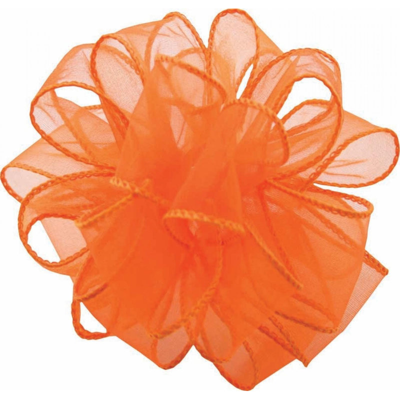Ruban diaphane 50 fils, Orange