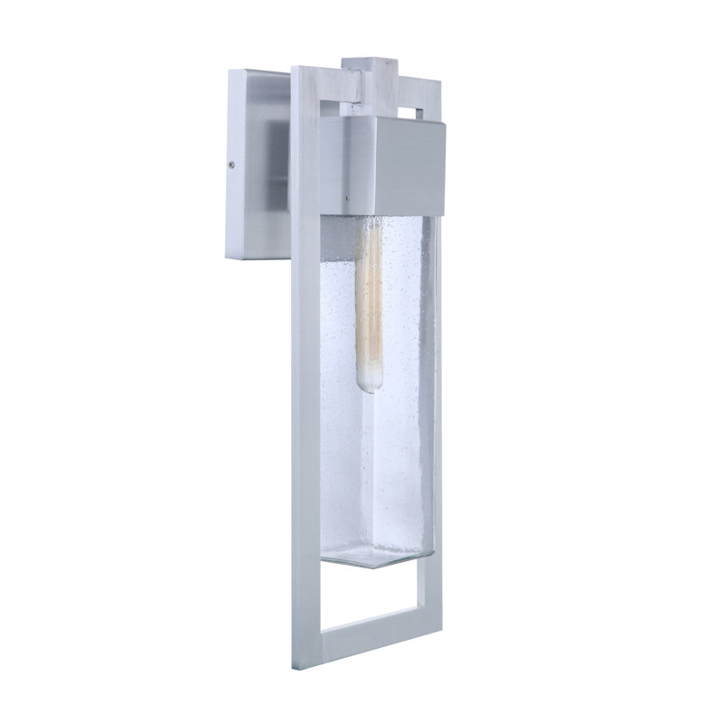 Perimeter Wall Light, 21.75" H x 8.38" W x 6.13" D, Satin Aluminum