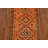 Orange Geometric Oushak Oriental Runner Rug 3x11