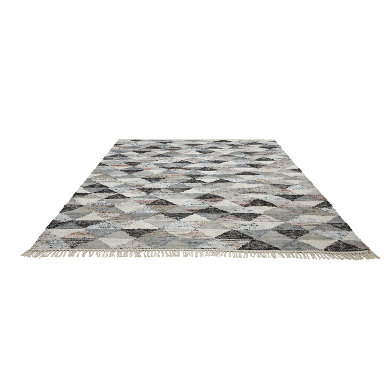 Fricke Solid Colour Hand Woven Area Rug, Rectangle 200 X 300cm