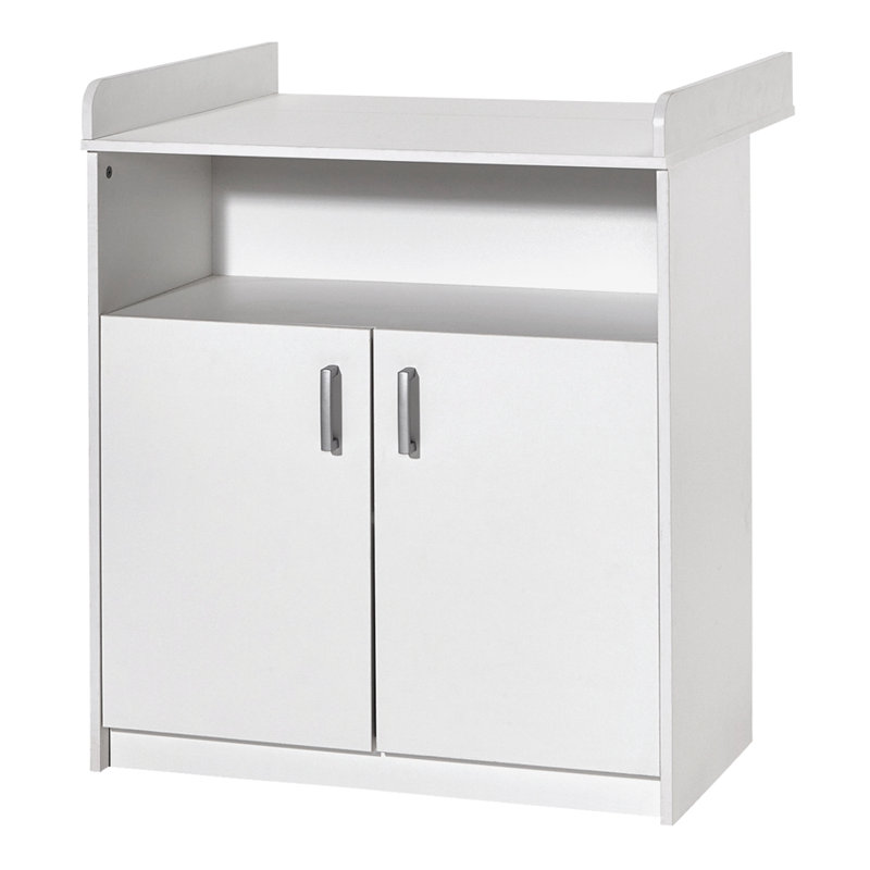 Classic White Changing Table Dresser