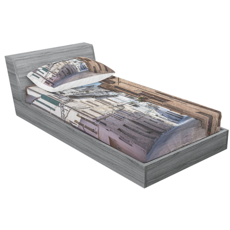 Microfiber Sheet Set, Twin Sheet Set with Fitted Sheet