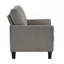 Chaise rembourrée moderne avec siège moelleux / structure en bois massif confortable et durable pour le salon-1093828902