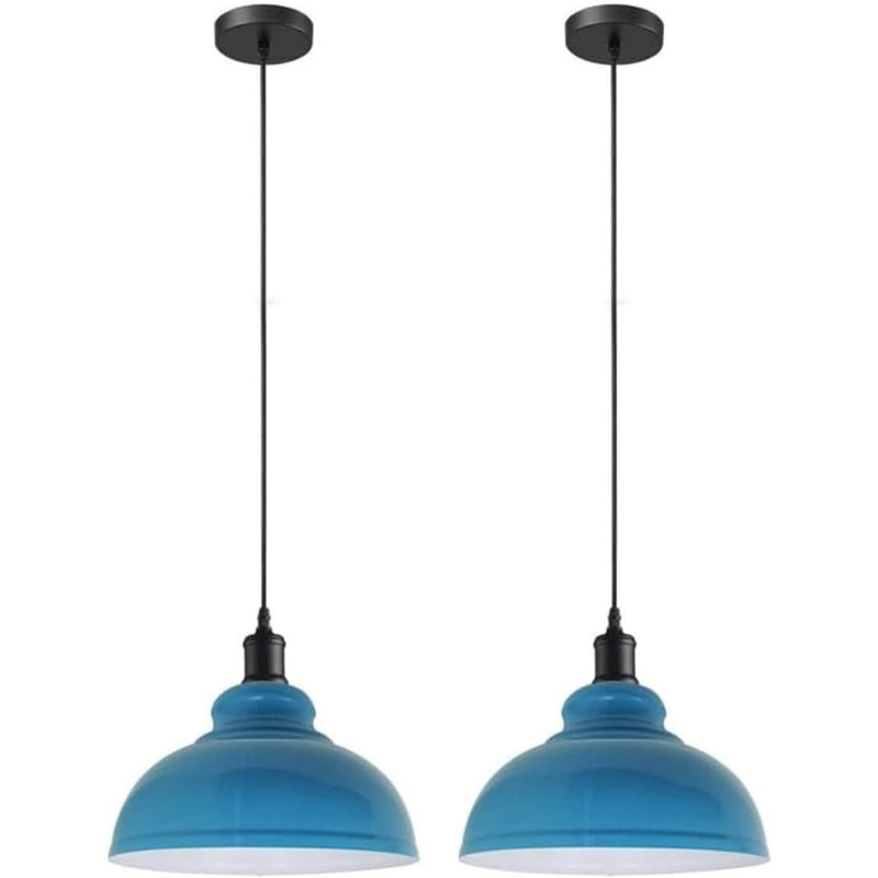 1 - Light Dome Pendant, Blue
