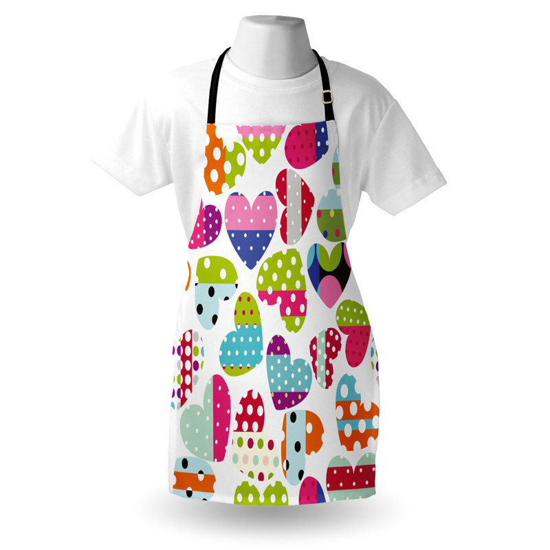 Multicolore East Urban Home, tablier coloré unisexe