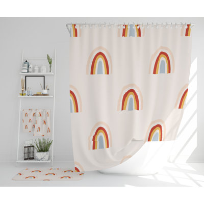 Natira Polyester Shower Curtain Set