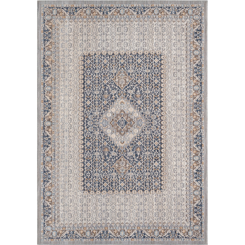 Tapis bleu 7 pi 10 po x 10 pi 6 po Fanter Sirius de United Weavers