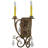 Thierry Iron Candle Wall Light